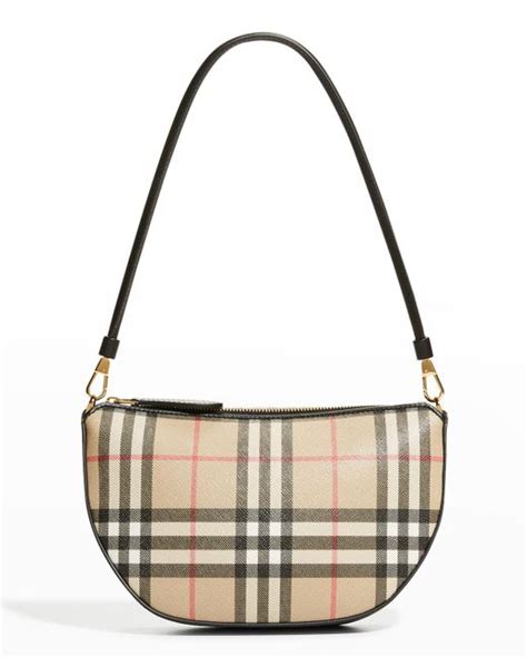 burberry olympia check shoulder bag.